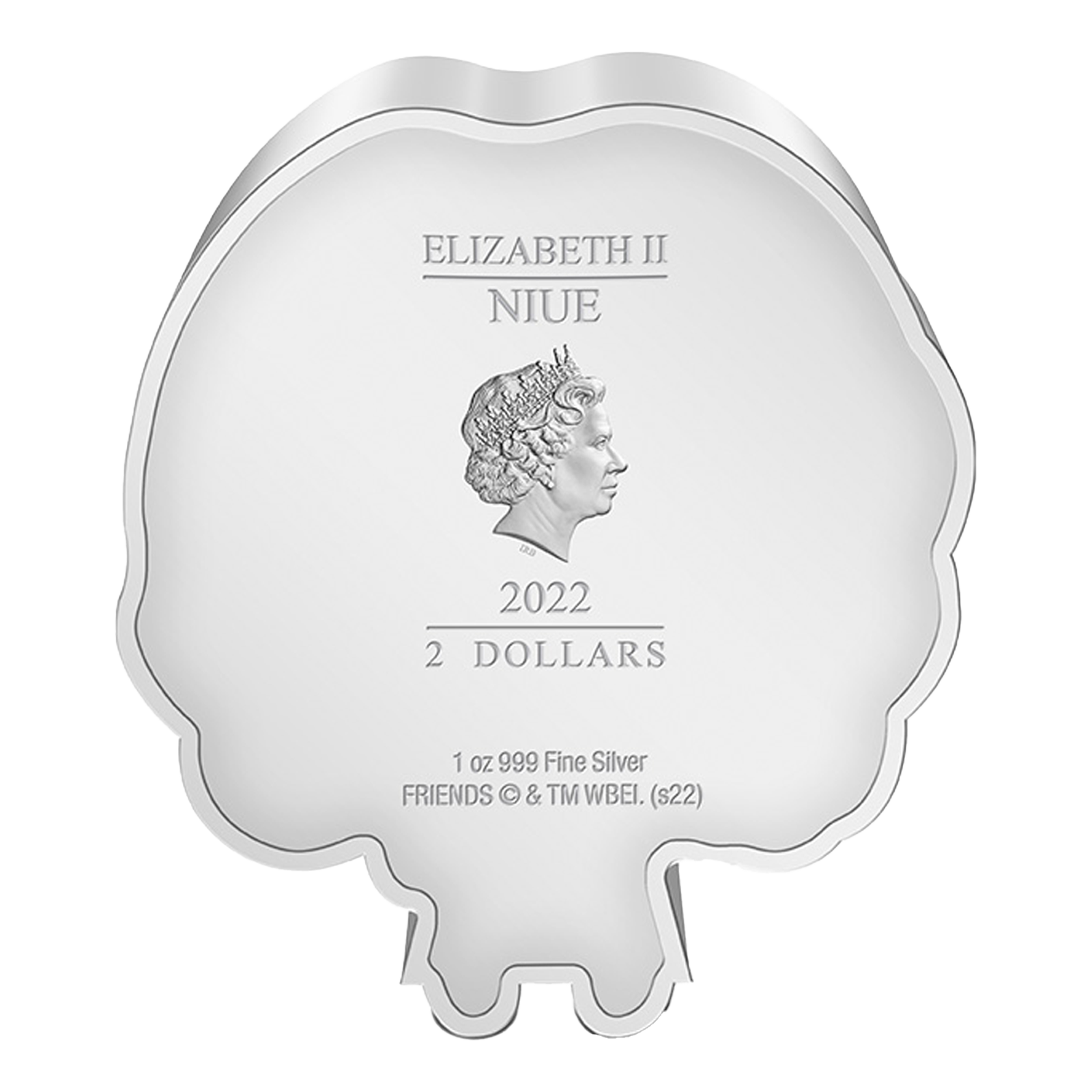 Buy 1 oz Silver Chibi® FRIENDS™ Rachel Green™ Coin (2022), image 1