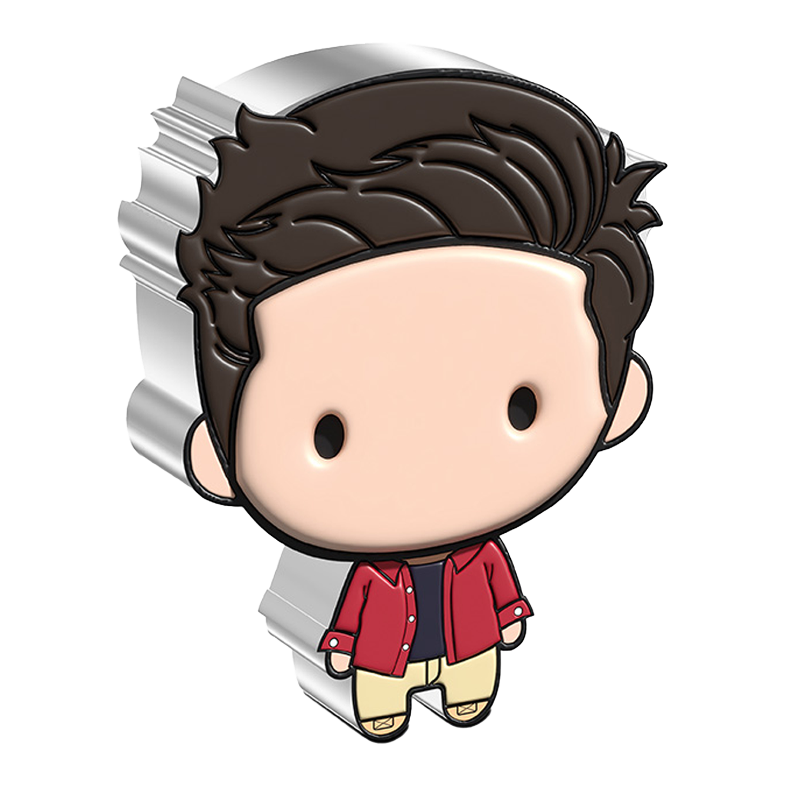 Buy 1 oz Silver Chibi® FRIENDS™ Ross Geller™ Coin (2022), image 1