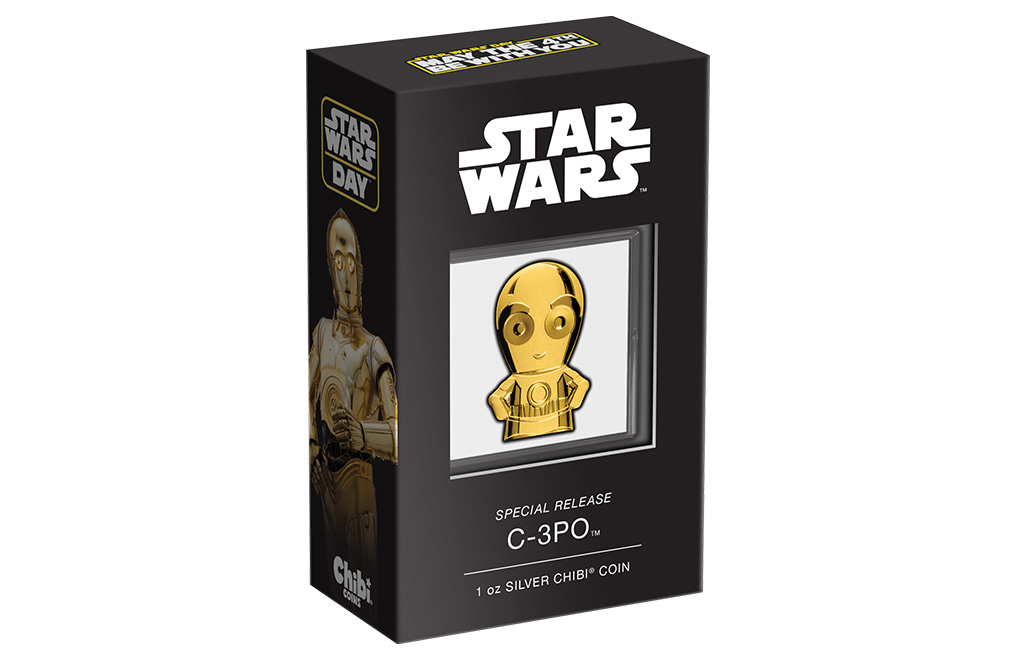 Buy 1 oz Silver Chibi® Star Wars™ C-3PO™ Coin (2022), image 4
