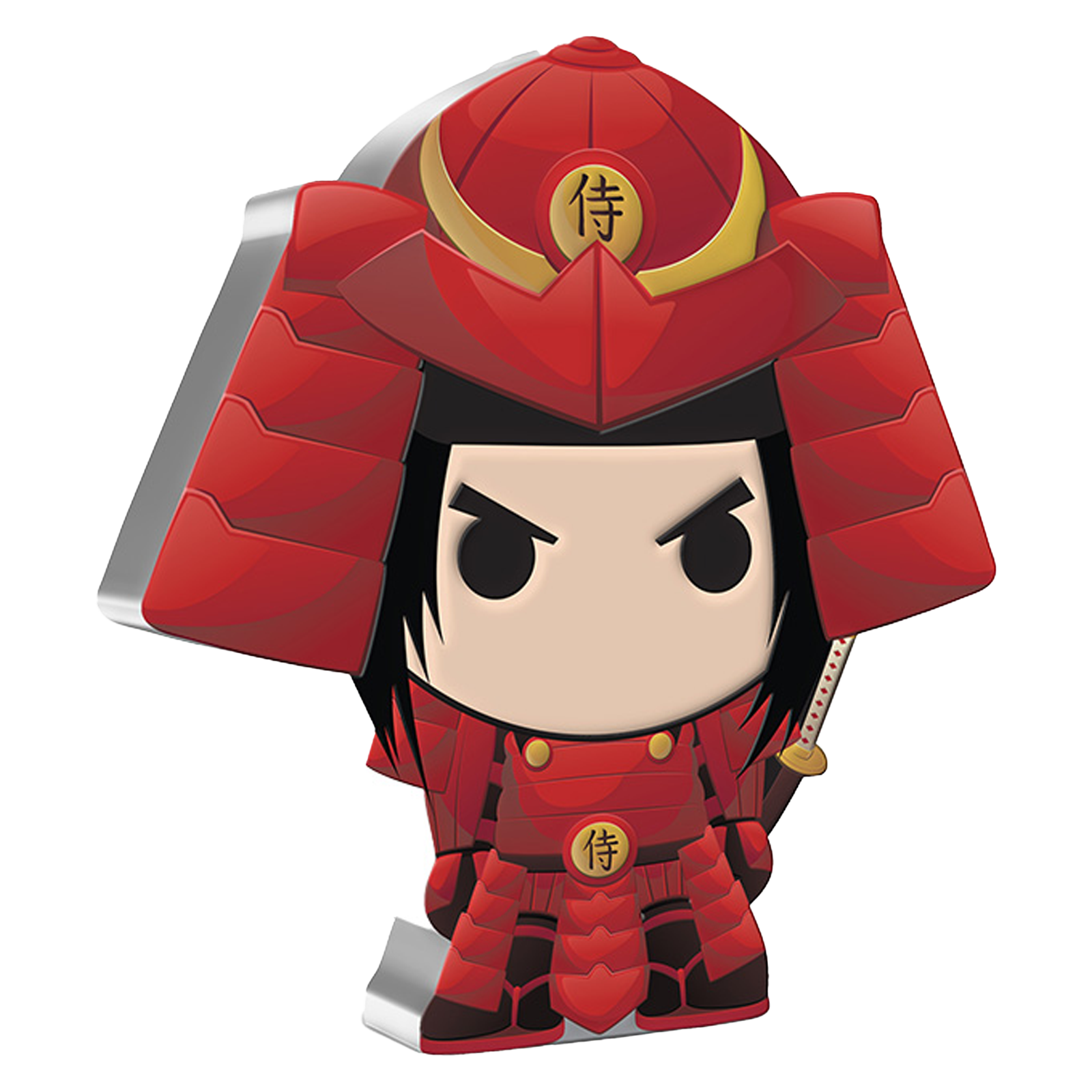 Buy 1 oz Silver Chibi® Warriors of History Samurai Coin (2022), image 0