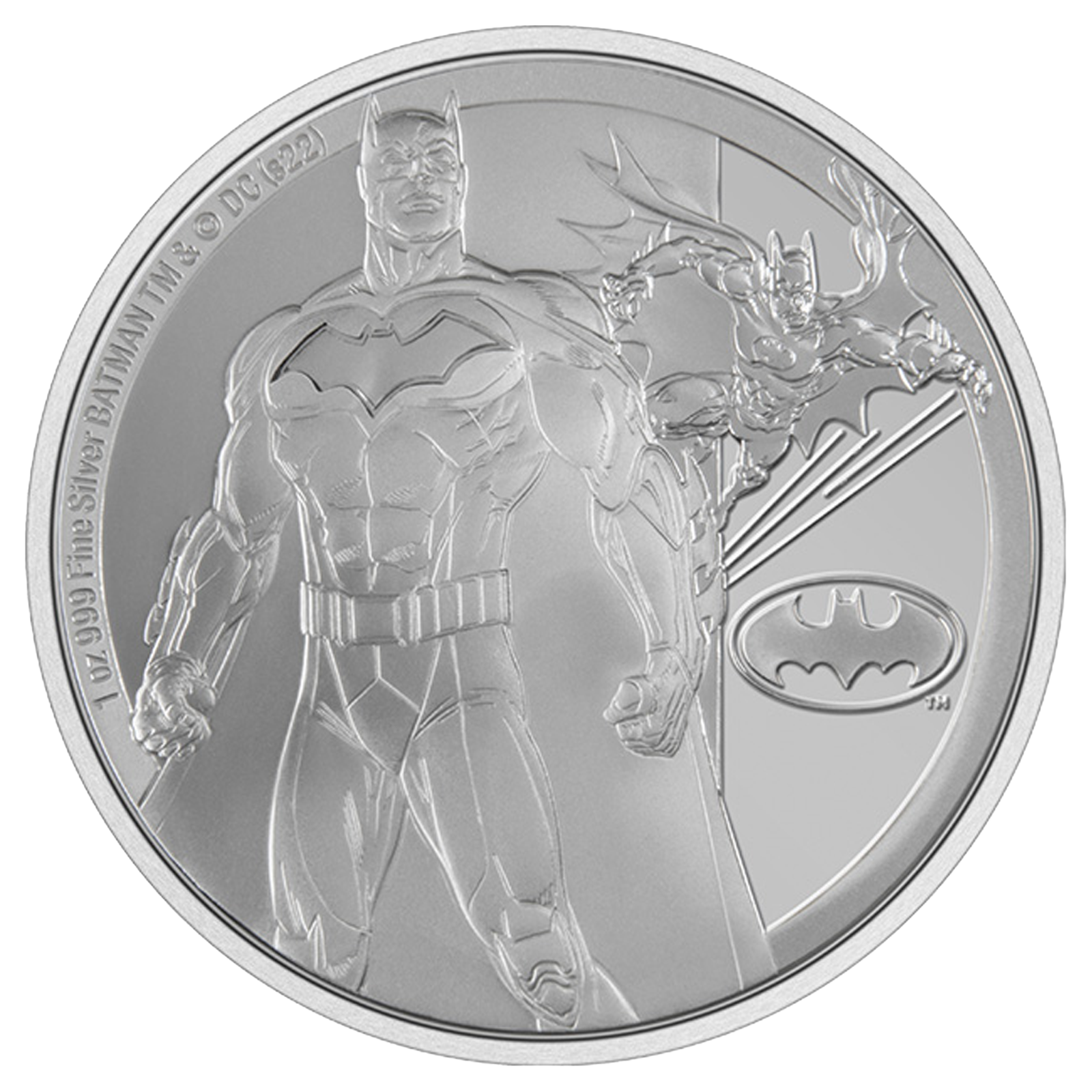Buy 1 oz Silver Classic Superheroes BATMAN™ Proof Coin (2022), image 0