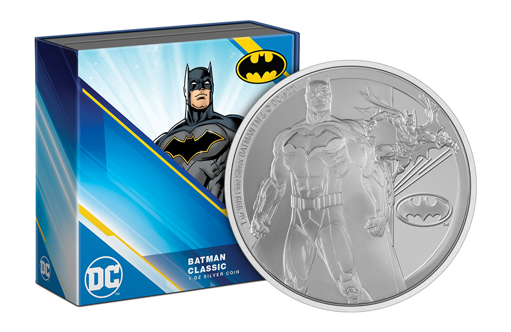 Buy 1 oz Silver Classic Superheroes BATMAN™ Proof Coin (2022), image 2