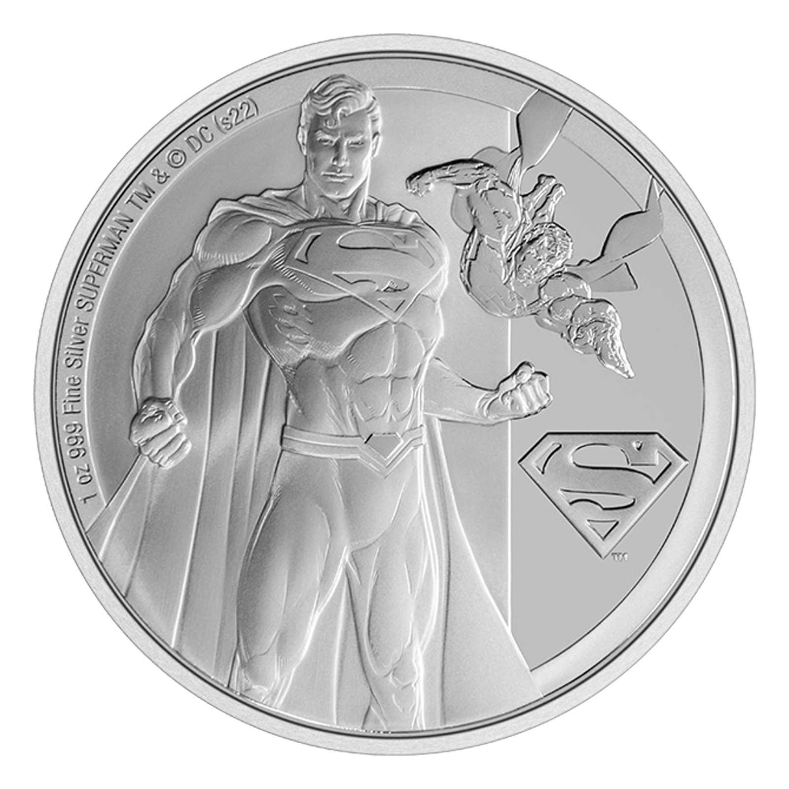 Buy 1 oz Silver Classic Superheroes SUPERMAN™ Coin (2022), image 0