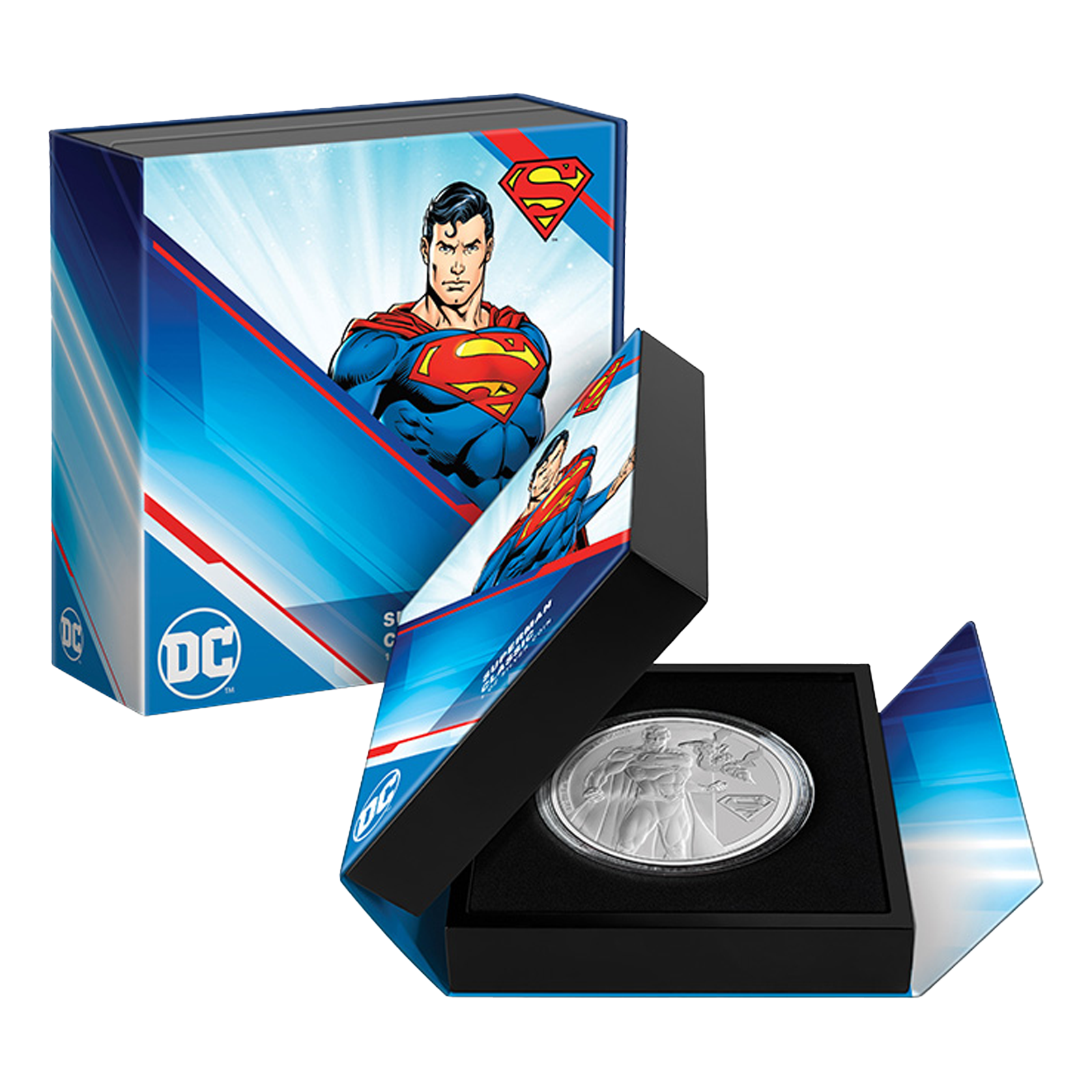 Buy 1 oz Silver Classic Superheroes SUPERMAN™ Coin (2022), image 3