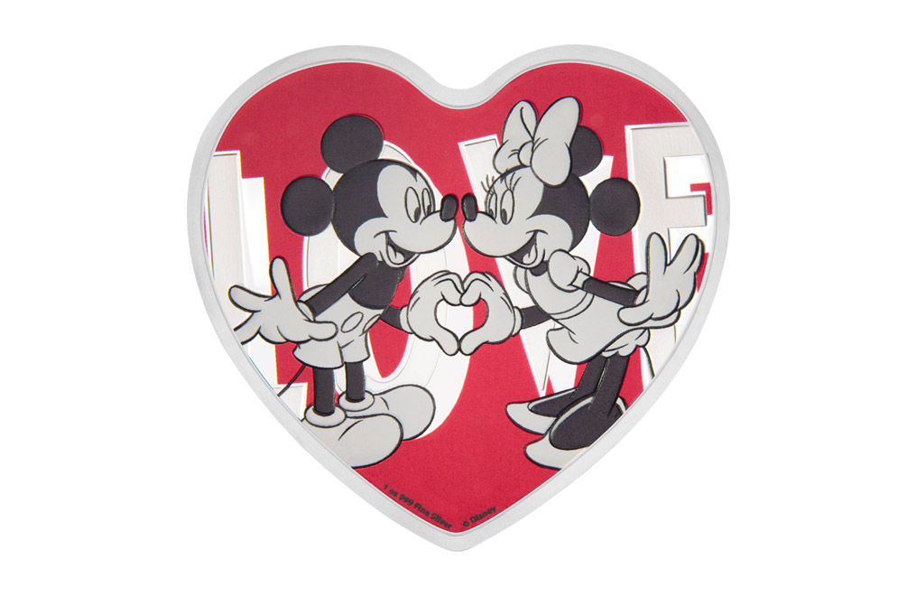 Buy 1 oz Silver Coin .999 - Disney - With Love, image 0
