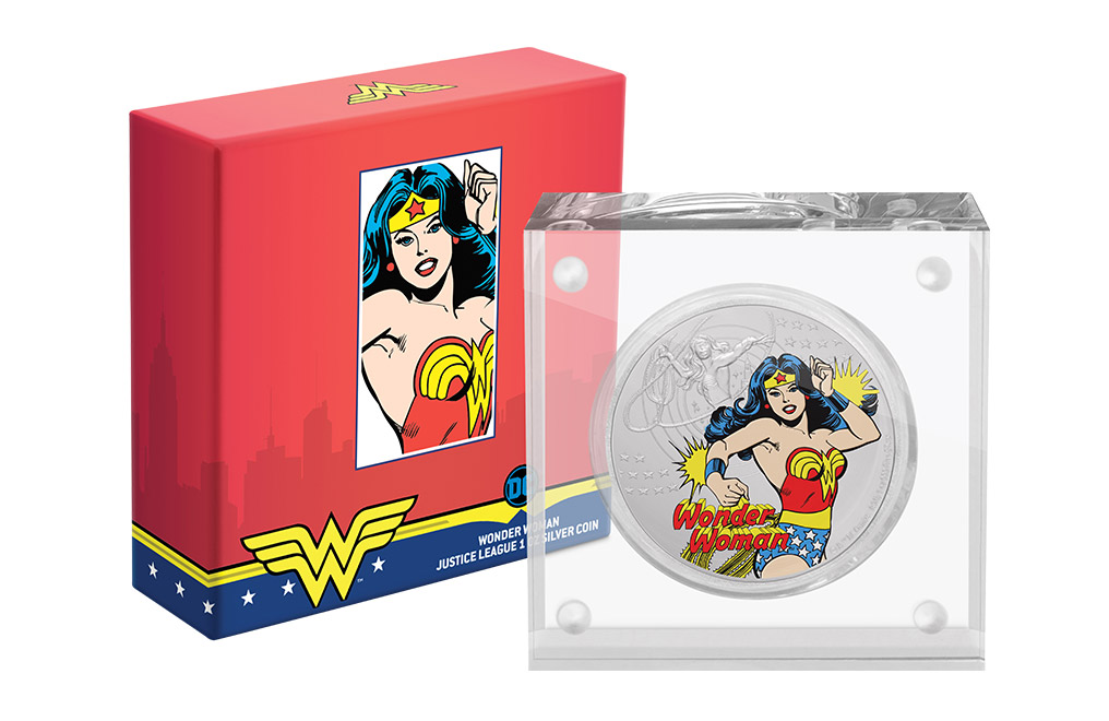 Buy 1 oz Silver Coin .999 - Justice League™- Wonder Woman™, image 3
