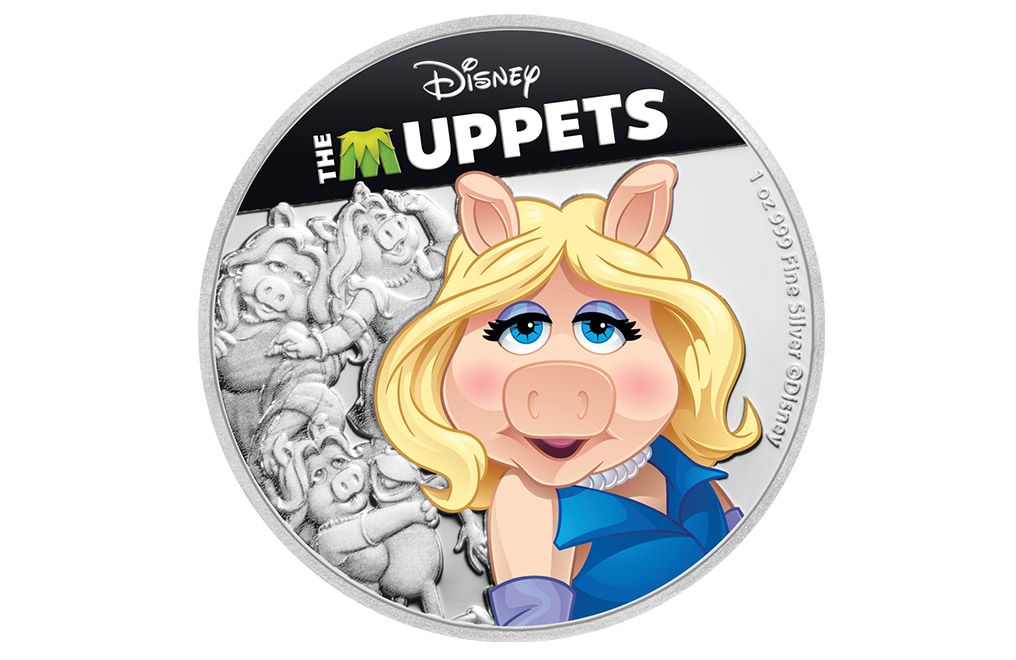 Buy 1 oz Silver Coin .999 - Muppets - Miss Piggy, image 0