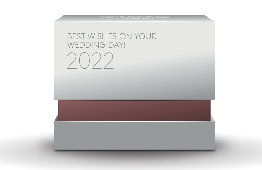 Buy 1 oz Silver Best Wishes on Your Wedding Day Coin (2022), image 5
