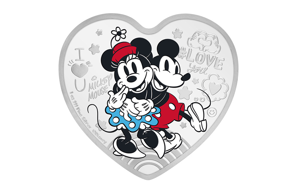 1 oz Silver Coin - Disney Love - Ultimate Couple (2021), image 0