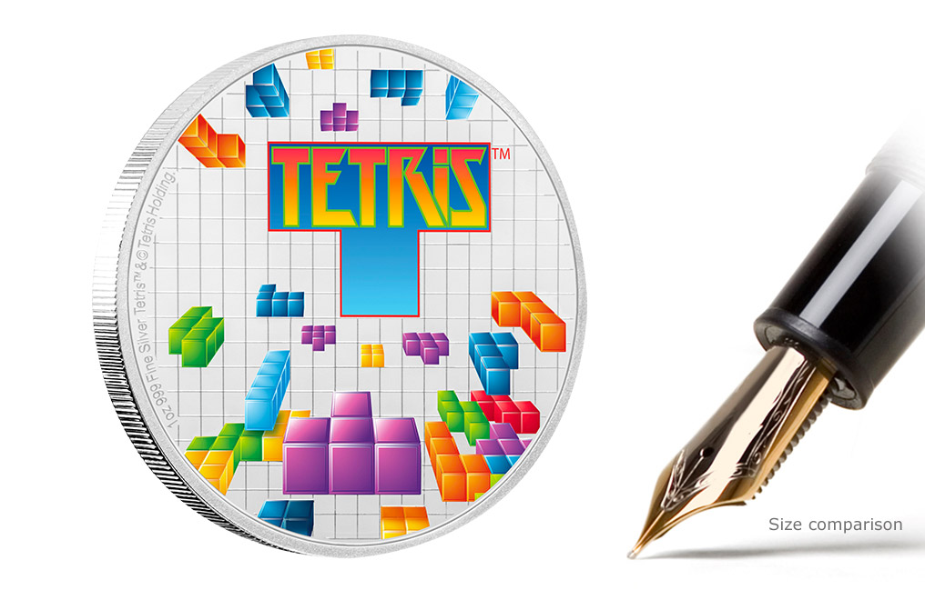 Buy 1 oz Silver Coin .999 - Tetris 35th Anniversary .999, image 2