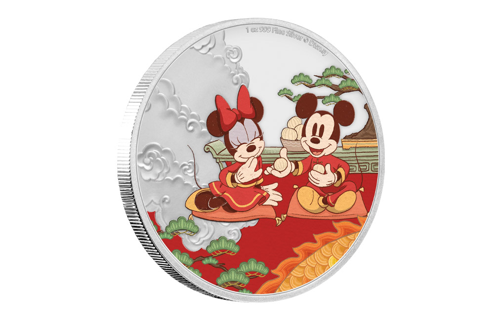 Buy 1 oz Silver Coin- Year of the Mouse- Good Fortune (2020), image 2