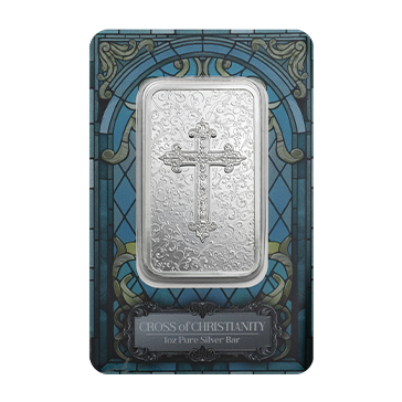 Buy 1 oz Silver Cross of Christianity Bar (2026), image 0