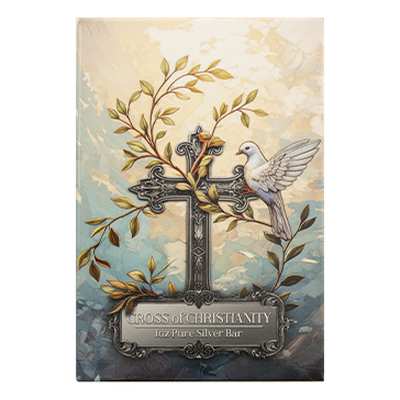 Buy 1 oz Silver Cross of Christianity Bar (2026), image 3