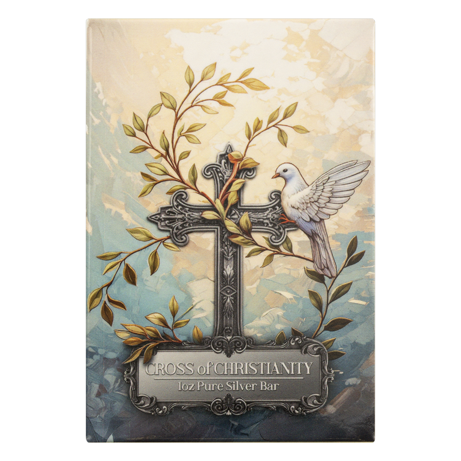 Buy 1 oz Silver Cross of Christianity Bar (2026), image 3