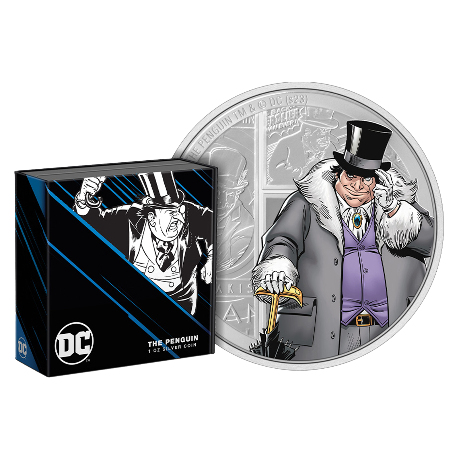 Buy 1 oz Silver DC Villains Penguin Coin (2023), image 0