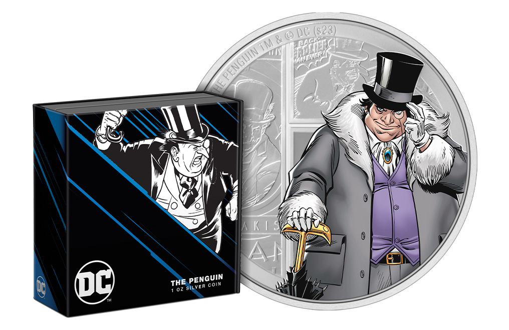 Buy 1 oz Silver DC Villains Penguin Coin (2023), image 2