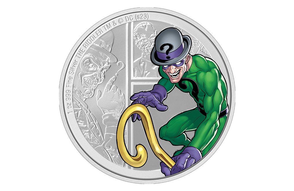 Buy 1 oz Silver DC Villains THE RIDDLER™ Coin (2023), image 0