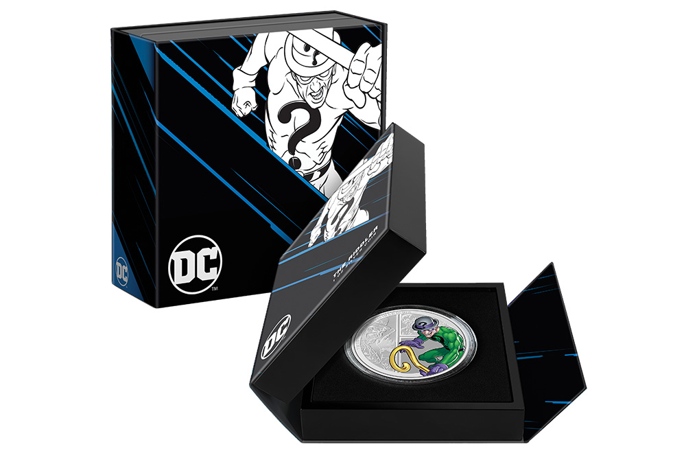 Buy 1 oz Silver DC Villains THE RIDDLER™ Coin (2023), image 2