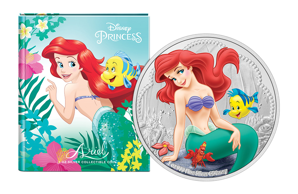 Buy 1 oz Silver Disney Ariel Coin (2022), image 2