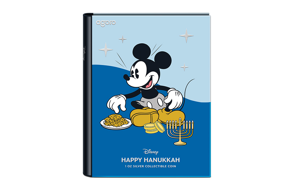 Buy 1 oz Silver Disney Season's Greetings -Happy Hanukkah - Coin (2024), image 5