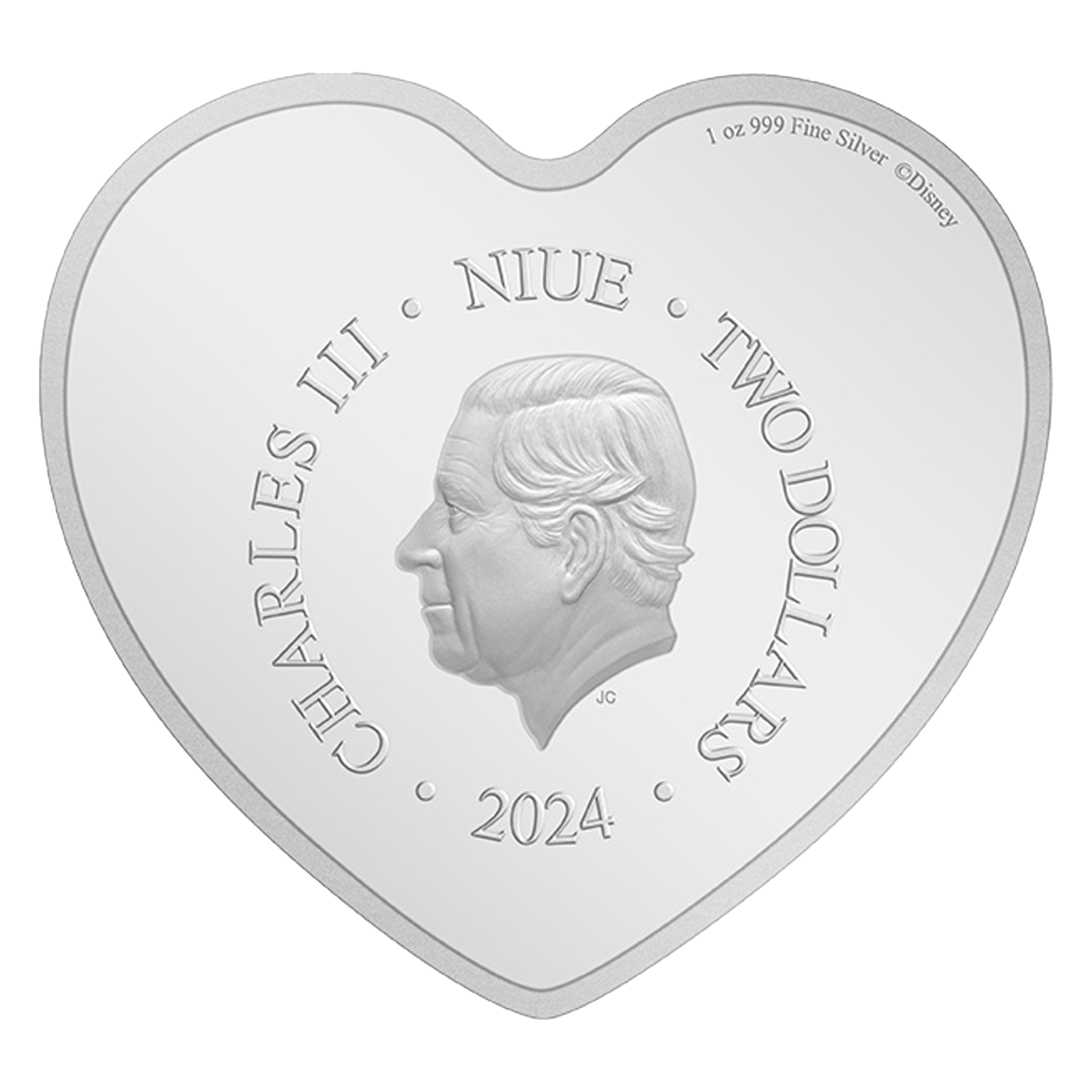Buy 1 oz Silver Disney Love Coin (2024), image 1
