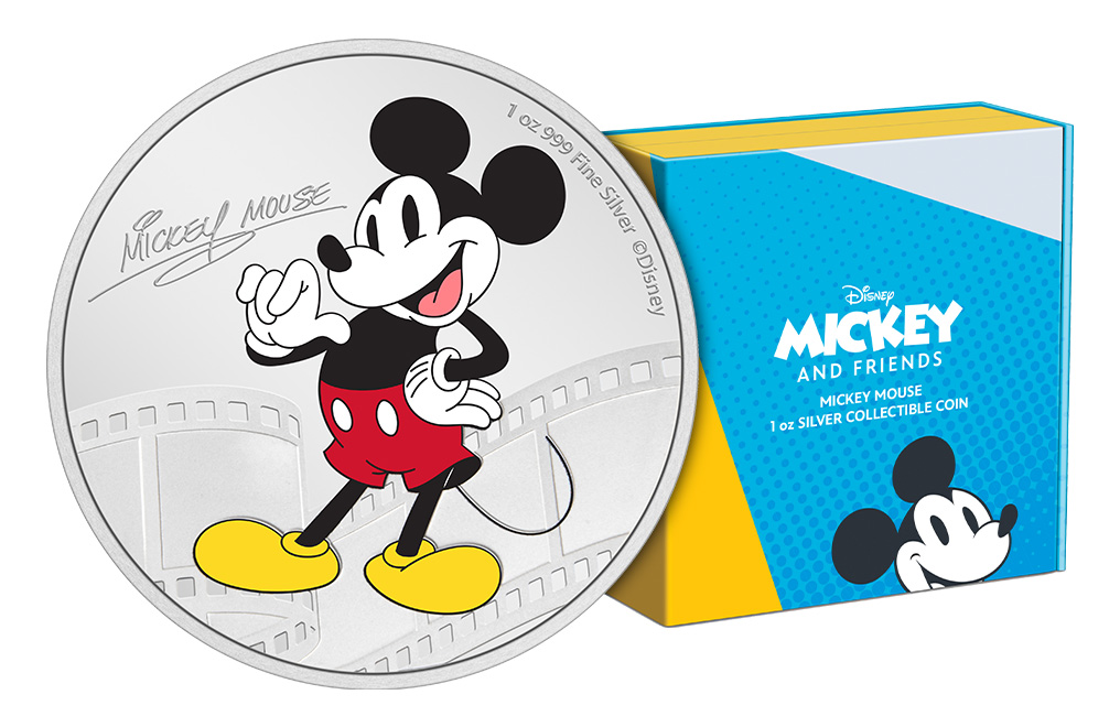 Buy 1 oz Silver Disney’s Mickey Mouse Coin (2023), image 2