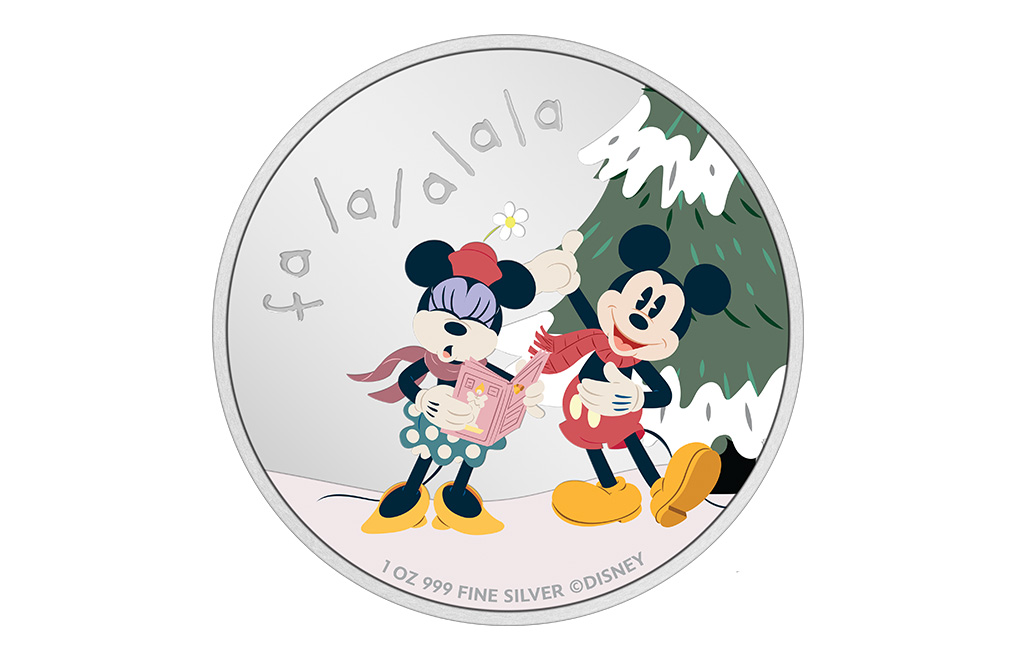 Buy 1 oz Silver Disney's Season's Greetings- Merry Christmas- Ornament Coin (2024), image 0