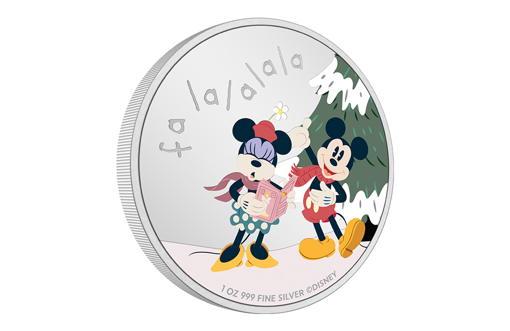 Buy 1 oz Silver Disney's Season's Greetings- Merry Christmas- Ornament Coin (2024), image 1