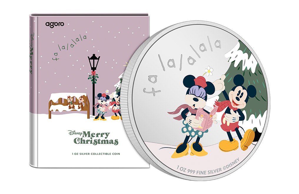 Buy 1 oz Silver Disney's Season's Greetings- Merry Christmas- Ornament Coin (2024), image 2