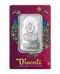 1 oz Silver Diwali Lakshmi & Peacocks Bar (2024)