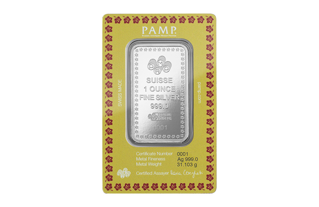 Buy 1 oz Silver Diwali Lakshmi & Peacocks Bar (2024) [Canada shipping the week of Oct 21st], image 1