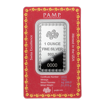 Buy 1 oz Silver Diwali Lakshmi and Sacred Cow Bar (2026), image 1