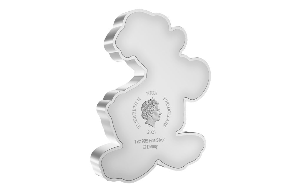 Buy 1 oz Silver Donald Duck Shaped Coin (2021), image 1