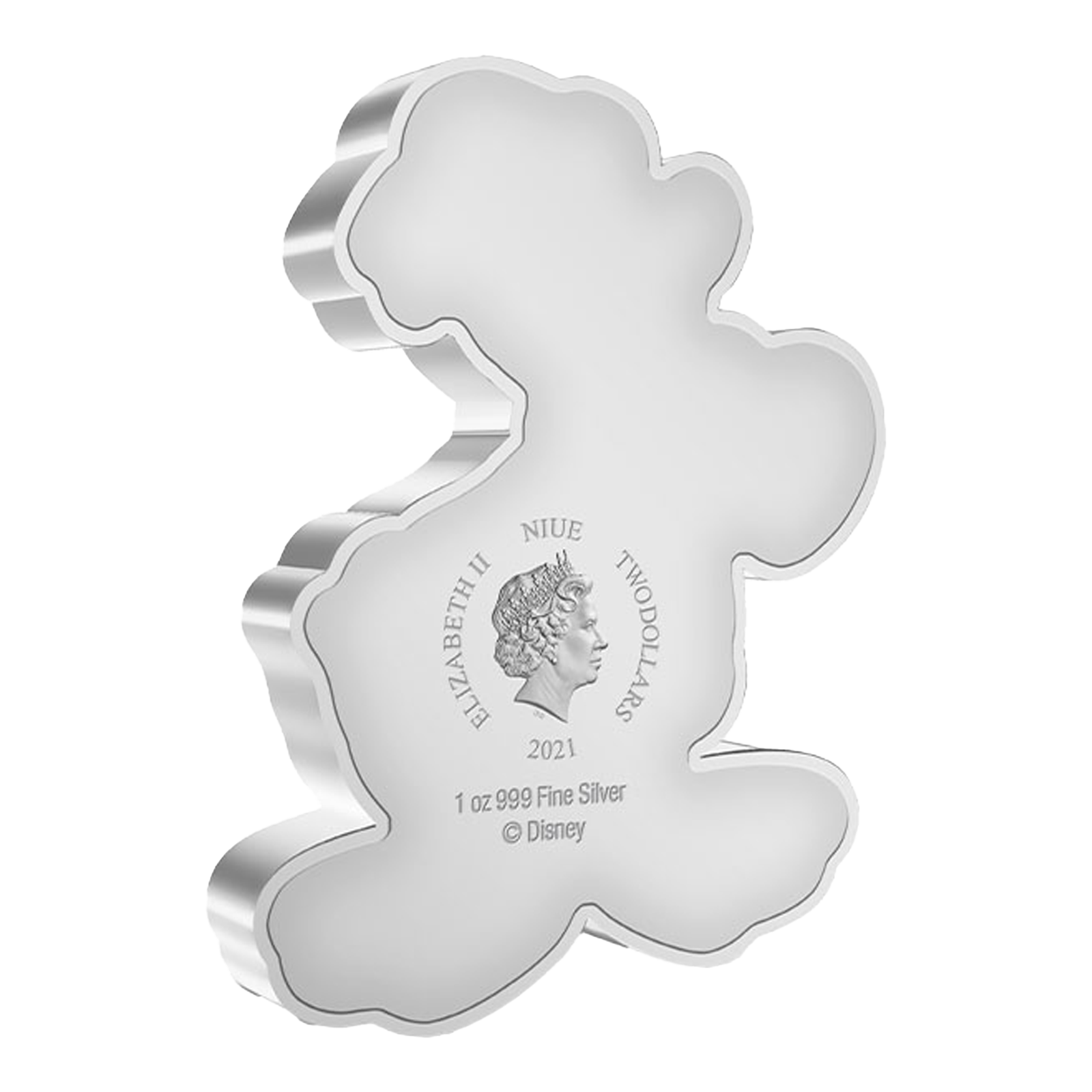 Buy 1 oz Silver Donald Duck Shaped Coin (2021), image 1