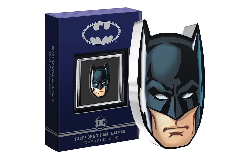 Buy1 oz Silver Faces of Gotham™ BATMAN™ Coin (2022), image 2