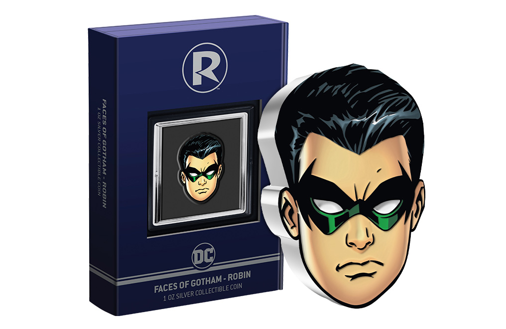 Buy 1 oz Silver Faces of Gotham™ ROBIN™ Coin (2022), image 2