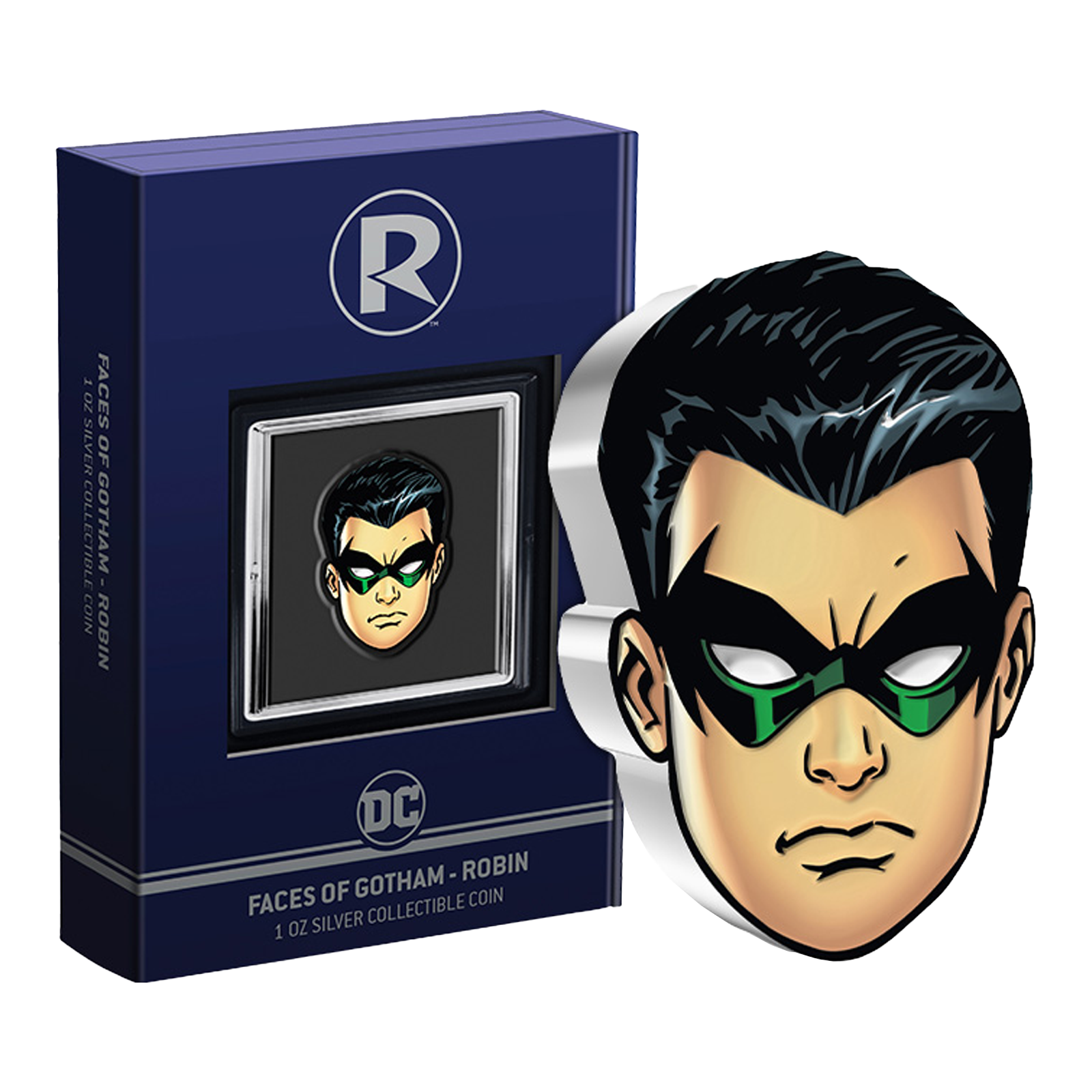 Buy 1 oz Silver Faces of Gotham™ ROBIN™ Coin (2022), image 2
