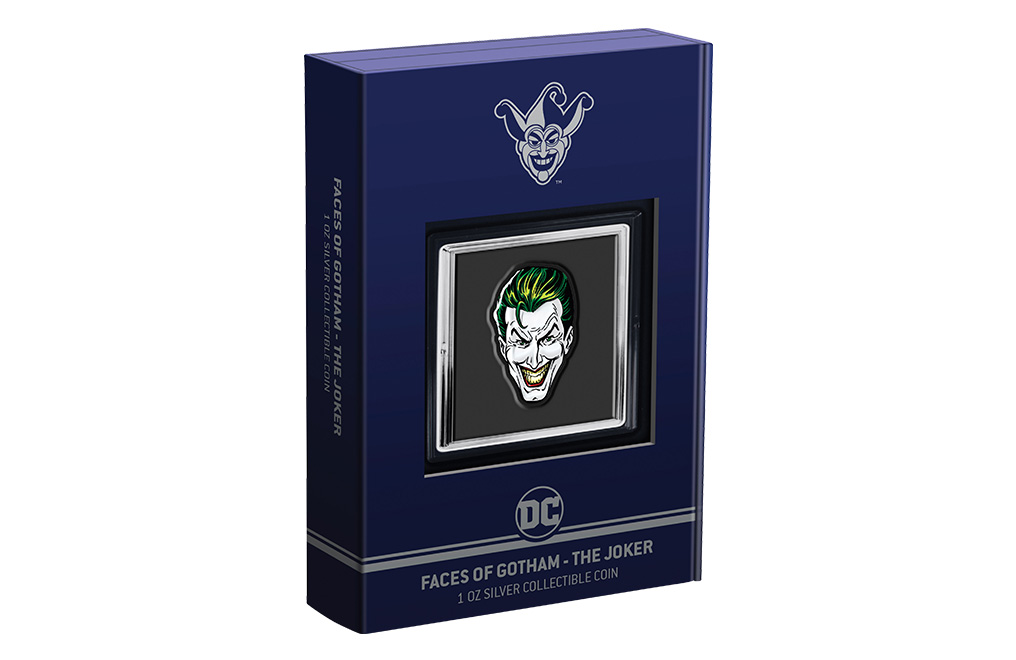 Buy 1 oz Silver Faces of Gotham™ THE JOKER™ Coin (2022), image 5