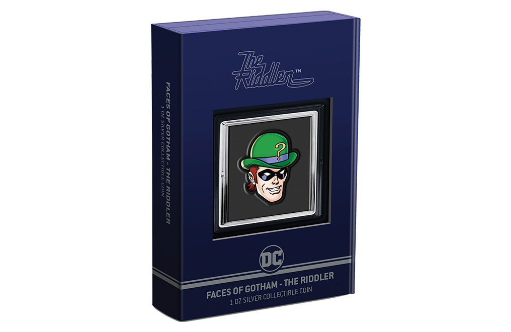 Buy 1 oz Silver Faces of Gotham™ THE RIDDLER™ Coin (2022), image 4