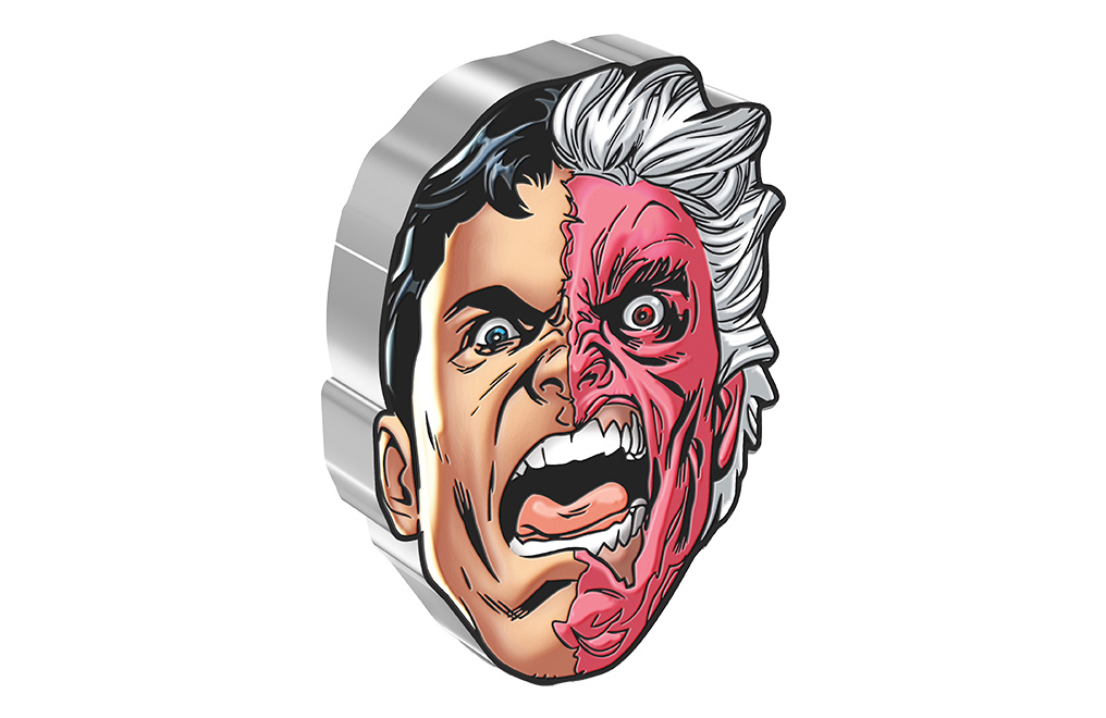 Buy 1 oz Silver Faces of Gotham™ TWO-FACE™ Coin (2022), image 0