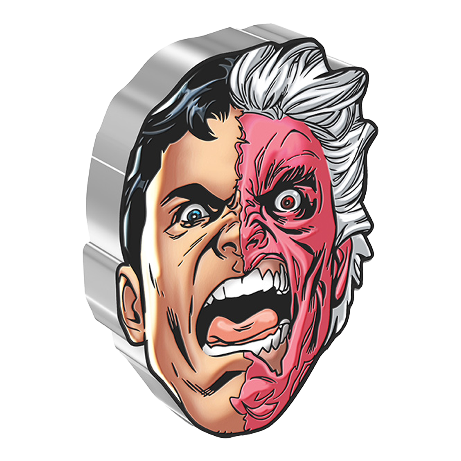 Buy 1 oz Silver Faces of Gotham™ TWO-FACE™ Coin (2022), image 0