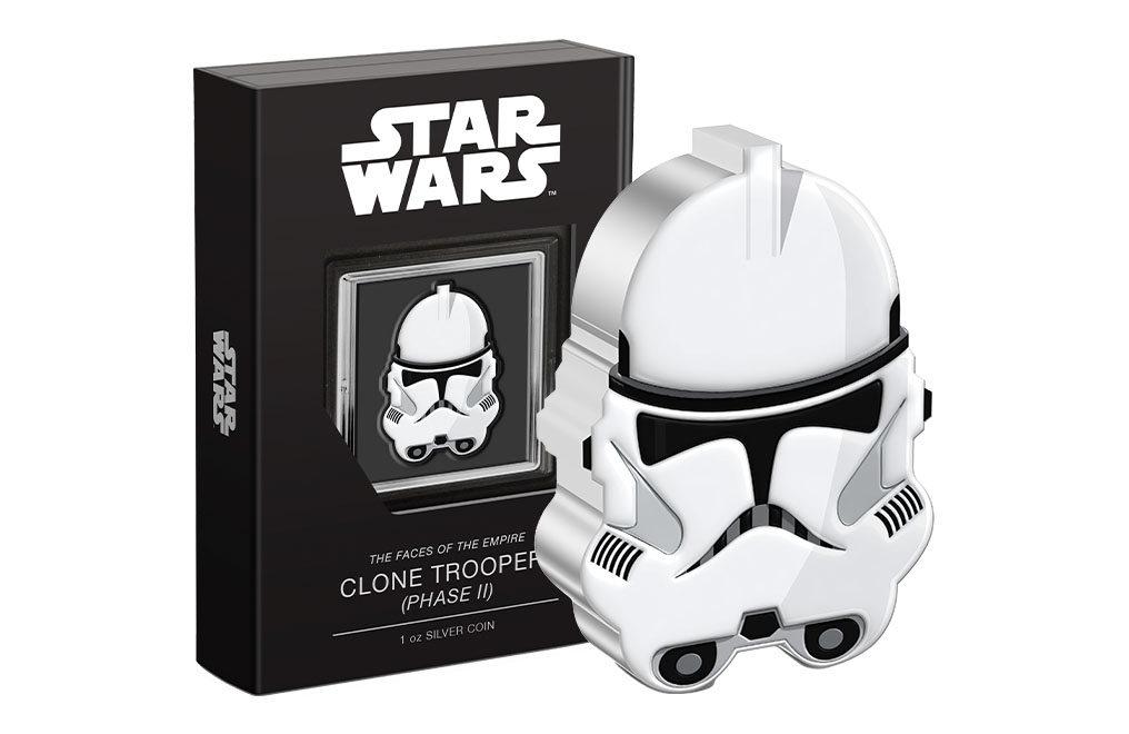 Buy 1 oz Silver Faces of the Empire™ Clone Trooper™ (Phase 2) Coin (2022), image 2