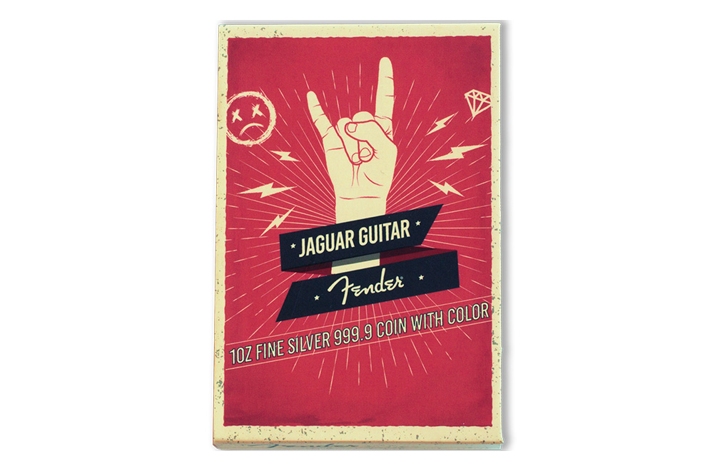 Buy 1 oz Silver Fender® Jaguar Guitar Coin (2024), image 8