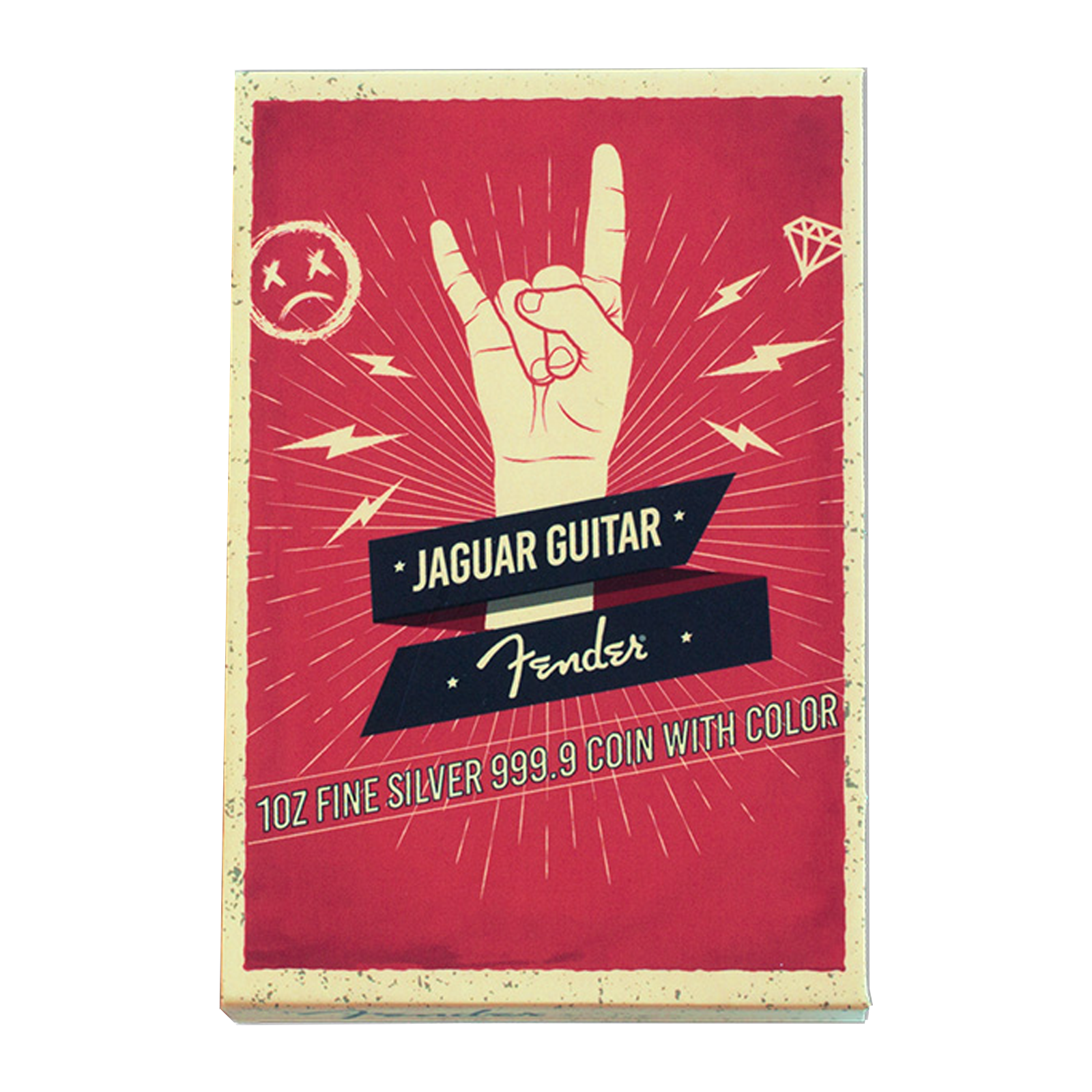 Buy 1 oz Silver Fender® Jaguar Guitar Coin (2024), image 3