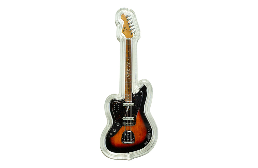 Buy 1 oz Silver Fender® Jaguar Guitar Coin (2024) [Canada: Shipping week of the April 22nd], image 4