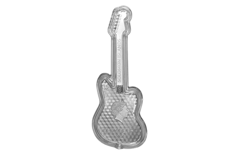 Buy 1 oz Silver Fender® Jaguar Guitar Coin (2024) [Canada: Shipping week of the April 22nd], image 5