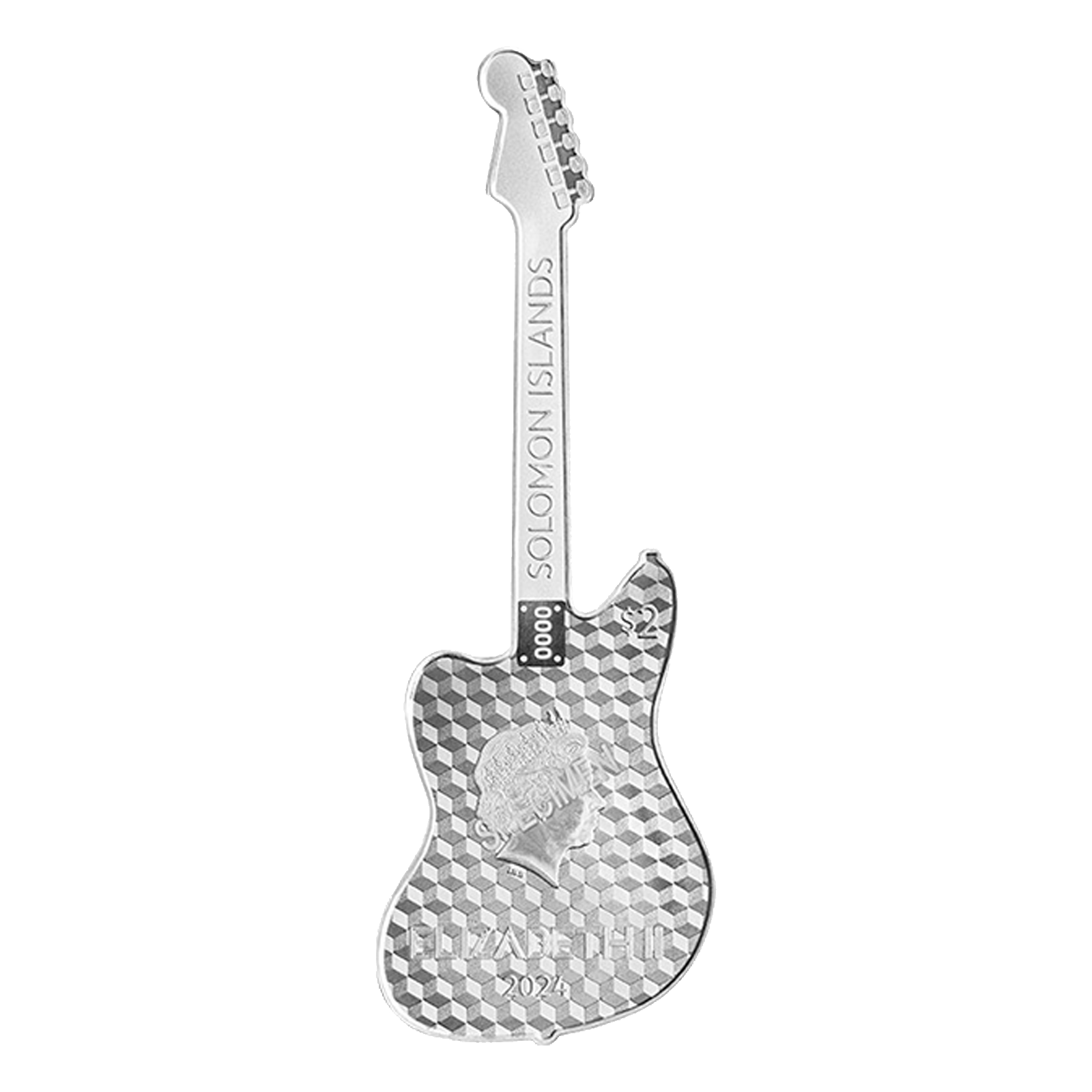 Buy 1 oz Silver Fender® Jazzmaster™ Coin (2024), image 1