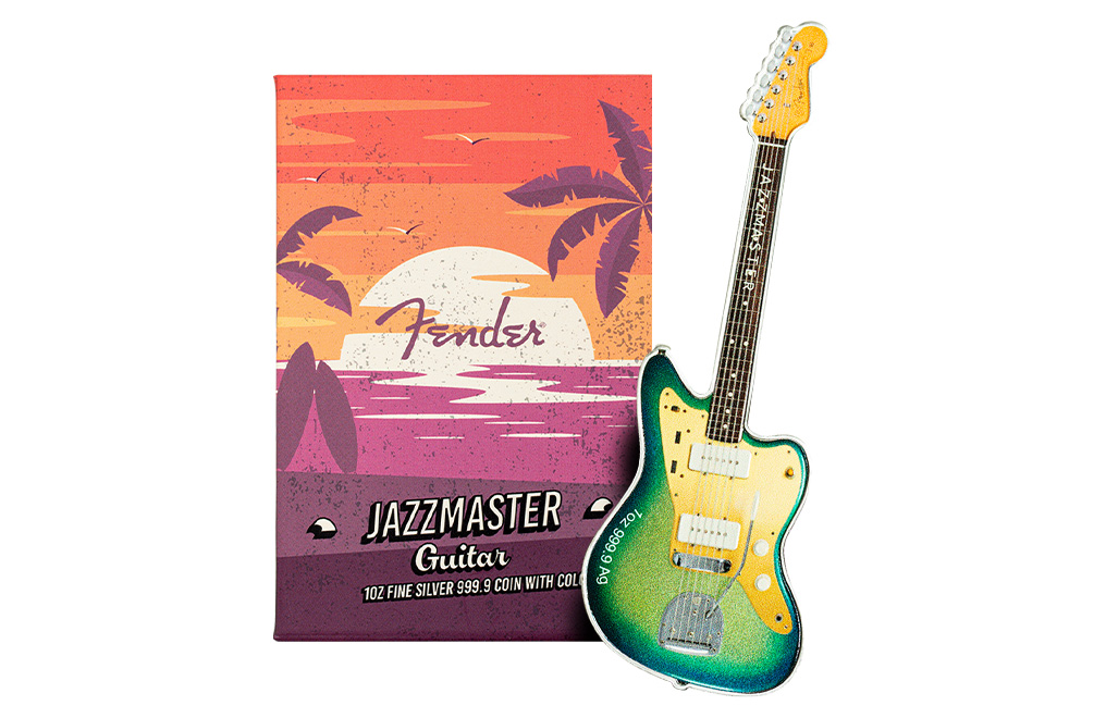 Buy 1 oz Silver Fender® Jazzmaster™ Coin (2024), image 2