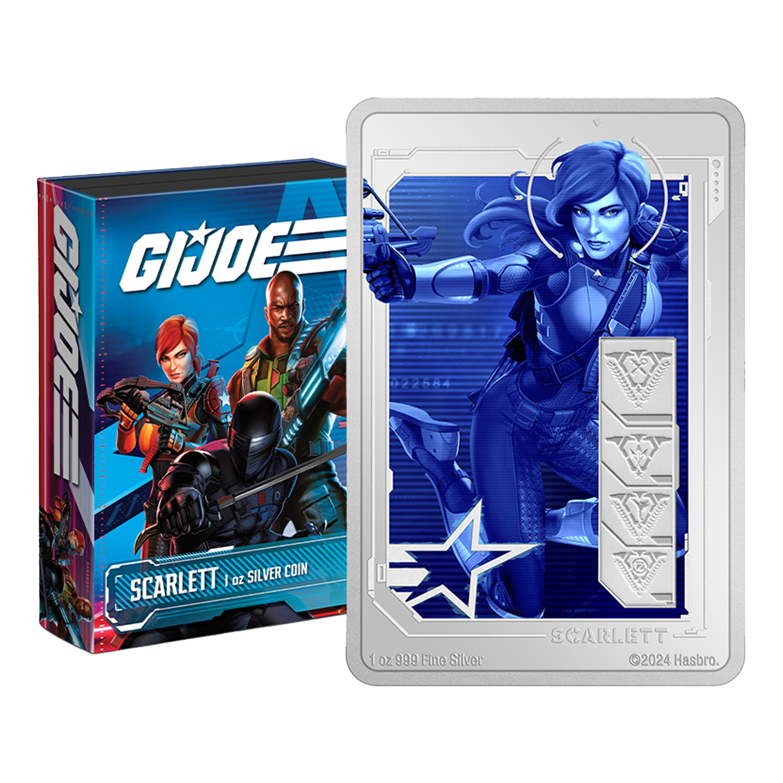 Buy 1 oz Silver G.I Joe Scarlett Coin (2024), image 0