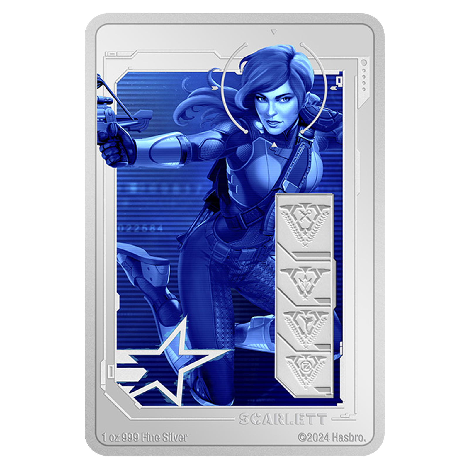 Buy 1 oz Silver G.I Joe Scarlett Coin (2024), image 1